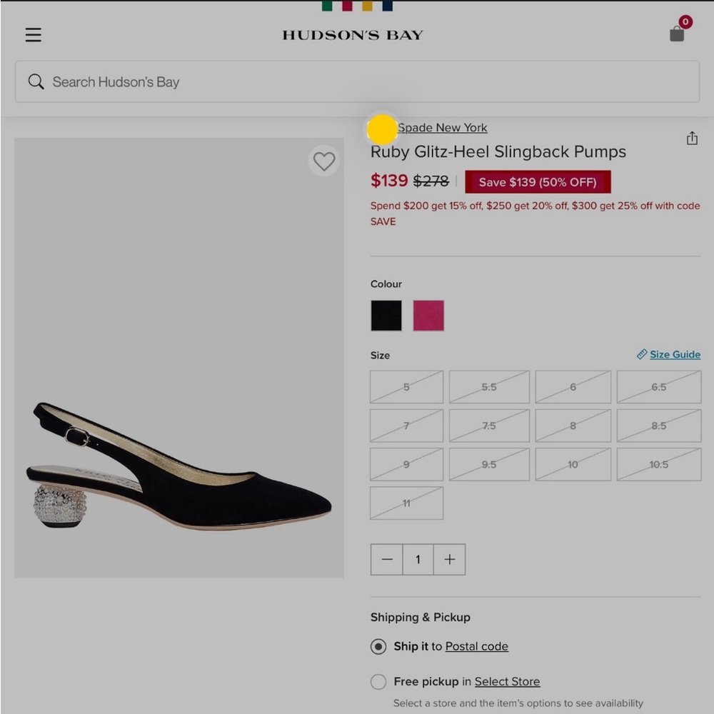 Kate Spade Ruby Glitz slingbacks